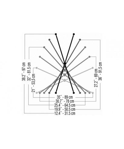 Quik lok t/550 supporto a x''