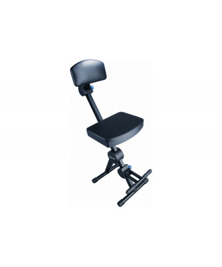 Quik Lok DX/749 - Sgabello con Seduta, Schienale e Poggiapiedi Piazzo