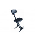 Quik Lok DX/749 - Sgabello con Seduta, Schienale e Poggiapiedi Piazzo