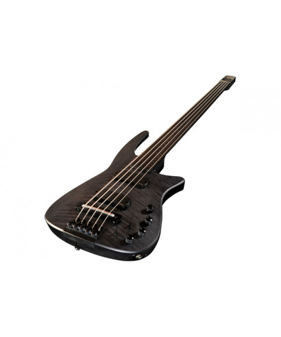 NS Design CR5 Radius Low 5 Fretless strings, Charcoal Satin
