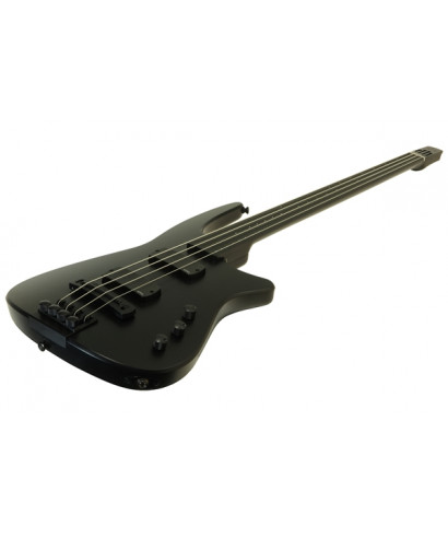 NS Design NXTA Low RADIUS 4 strings, fretless, black