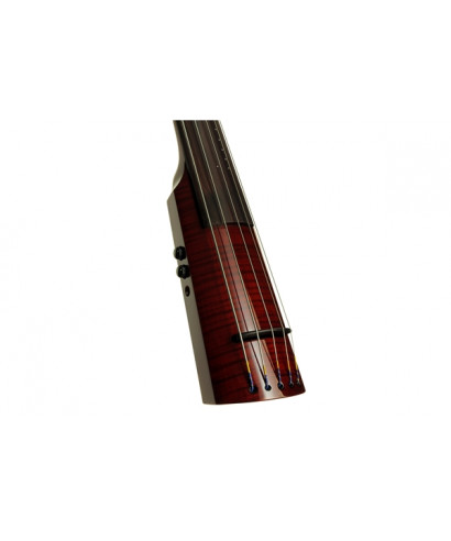 NS Design WAV5 Double Bass Transparent Red