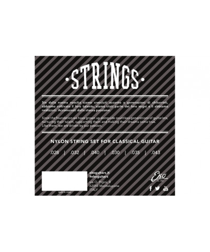 Eko classical guitar ropes 28-43 MEDIUM TENSION SET / 6