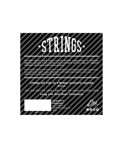 Eko Acoustic Guitar XII Strings Bronze 10-47