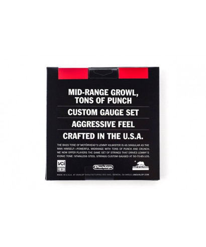 OUTLET | Dunlop LKS50105 Lemmy Kilmister Signature Heavy Set/4