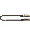 Quik lok cm/175k-0,5 bk cavo per microfono