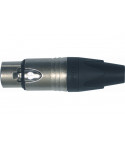 Quik lok nc/354 xlr 3 poli femmina neutrik (nc3fxx)