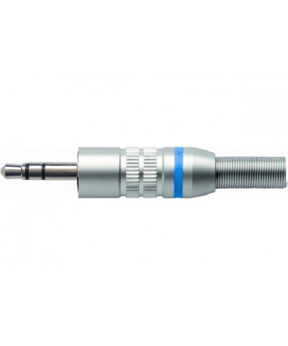 Quik lok g/119 sa jack stereo 3,5 mm in metallo satinato con molla