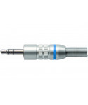 Quik Lok g / 119 Sa 3.5 mm stereo jack in satin metal with spring