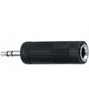 Quik lok ad/16 adattatore audio jack 6.3 mm stereo femmina/jack 3.5 mm stereo