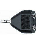 Quik Lok AD / 20 Audio adapter 2 Jack 3.5 mm Stereo female / Jack 3.5 mm stereo