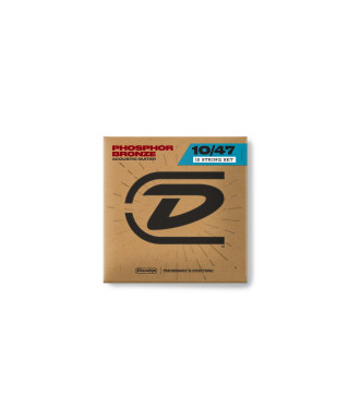 Dunlop DAP1047J Acoustic Phosphor Bronze, Light Set/12