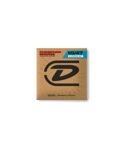Dunlop DAP1047J Acoustic Phosphor Bronze, Light Set/12