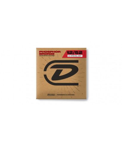 Dunlop DAP1252J Acoustic Phosphor Bronze, Medium Set/12