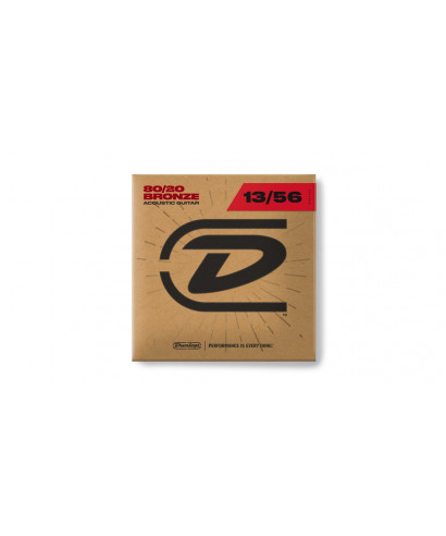 Dunlop DAB1356 Acoustic 80/20 Bronze, Medium Set/6