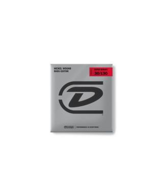 Dunlop DBSBN30130 Super Bright Nickel Wound, Medium Set/6