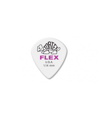 Dunlop 466R114 Tortex Flex Jazz III XL 1.14 mm Bag/72