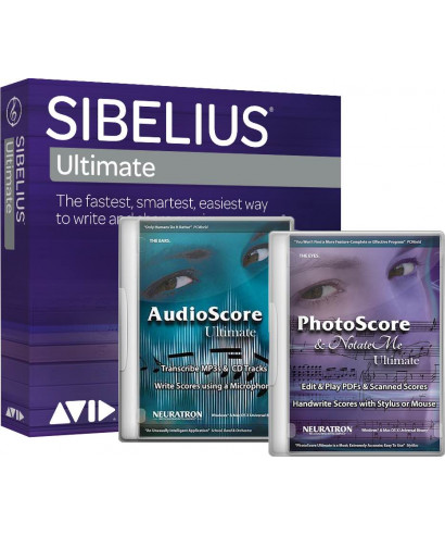 AVID SIBELIUS AVID SIBELIUS ULT.PERP.LIC Phtosc &NOTAT.AUDIOS.ULT