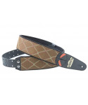 RightOn! Straps Diamond Brown - Tracolla per Chitarra e Basso | Piazzo