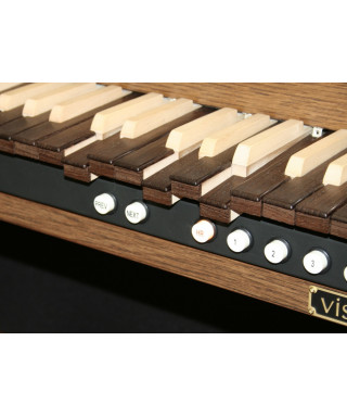 Viscount a.w.k. single keyboard - Wooden keys