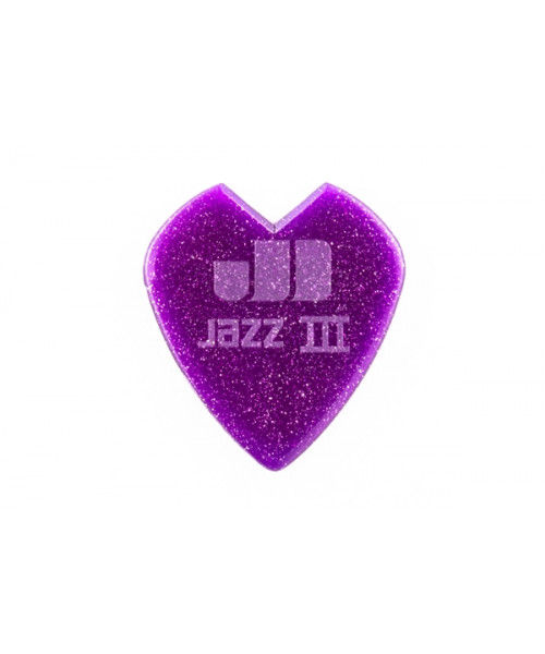 Dunlop 47pkh3nps Kirk Hammett Purple Sparkle Jazz III Player's Pack / 6