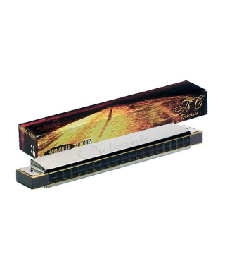 Belcanto HRM-40-C harmonica tremolo in do, 40 holes, ab
