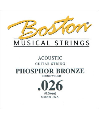 Boston BPH-026 .026 Corda singola per chitarra acustica