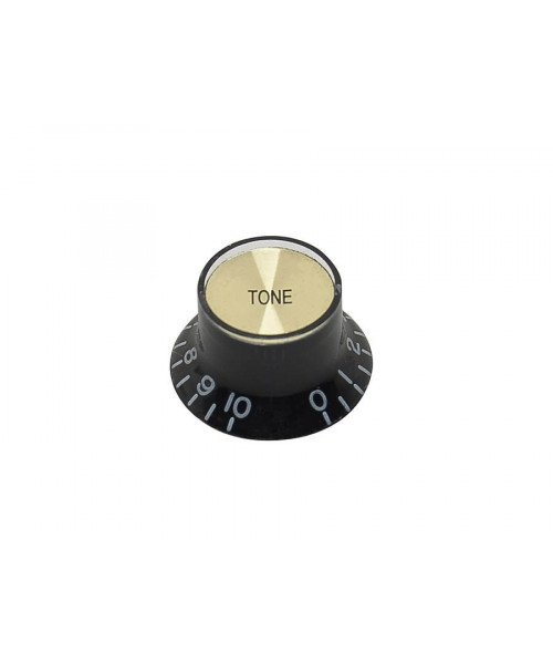 Boston KB-132-T Bell knob SG model, black with gold