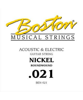 Boston BEN-021 .021 Corda singola per chitarra elettrica / acustica