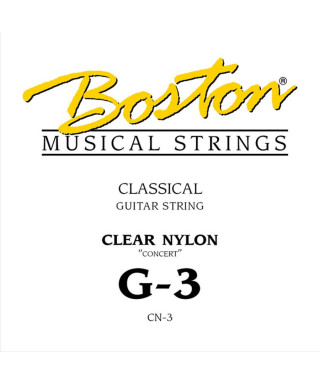 Boston CN-3 3rd - G single rope for classical guitar