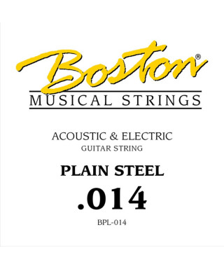 Boston BPL-014 .014 Corda singola per chitarra elettrica / acustica