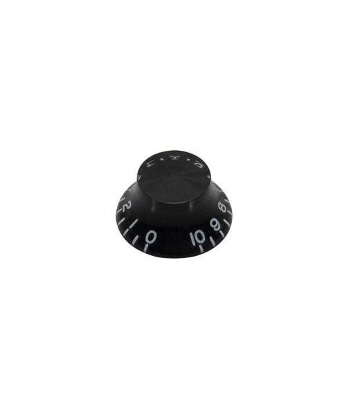 Boston KB-160L Bell knob, transparent black, lefty