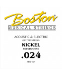 Boston Ben-024 .024 Single rope for electric / acoustic guitar
