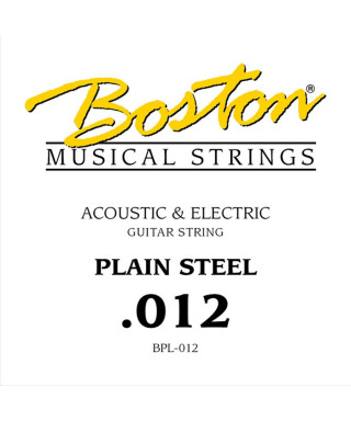 Boston BPL-012 .012 Corda singola per chitarra elettrica / acustica
