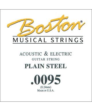 Boston BPL-0095 .0095 Corda singola per chitarra elettrica / acustica
