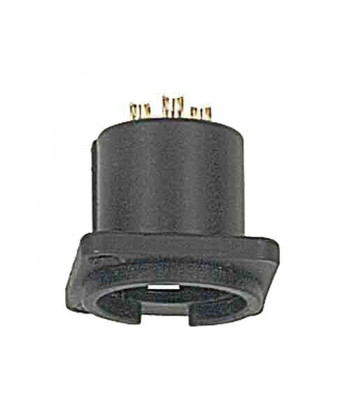 Boston XLR-3MDLBK XLR panel connector, 3 poles