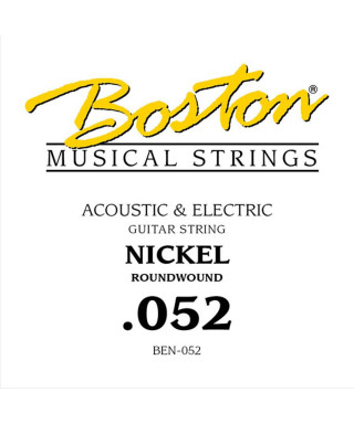Boston Ben-052 .052 - Single rope for guitar | Piazzo