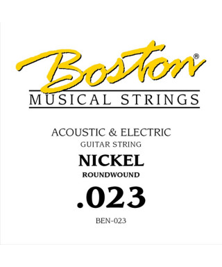 Boston BEN-023 .023 Corda singola per chitarra elettrica / acustica