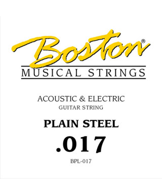 Boston BPL-017 .017 Corda singola per chitarra elettrica / acustica