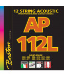 Boston AP-112-L Muta di corde per chitarra acustica 12 corde