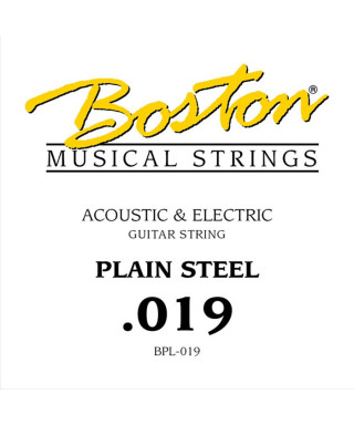 Boston BPL-019 .019 Corda singola per chitarra elettrica / acustica