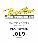 Boston BPL-019 .019 Corda singola per chitarra elettrica / acustica