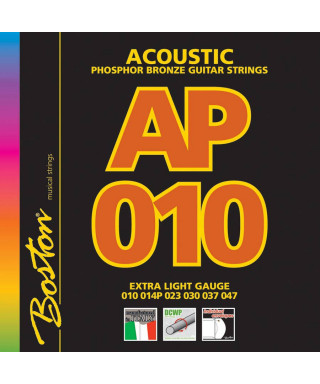 Boston AP-10 Wetsuit of acoustic guitar strings