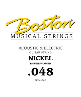 Boston Ben-048 .048 Single rope for electric / acoustic guitar