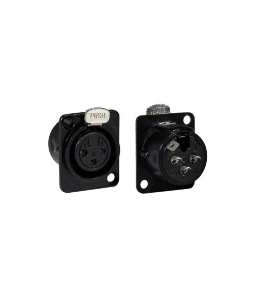 Boston XLR-3FDLBK Panel XLR socket, 3 poles