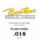 Boston BPL-018 .018 Single rope for electric / acoustic guitar