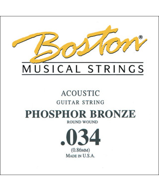 Boston BPH-034 .034 Corda singola per chitarra acustica
