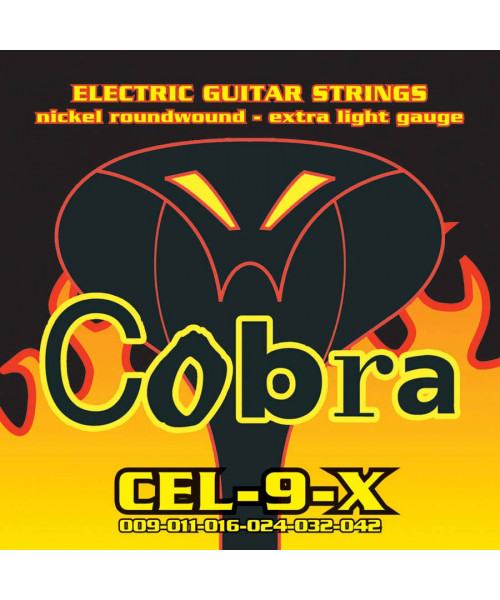 Cobra CEL-9-X Muta di corde per chitarra elettric