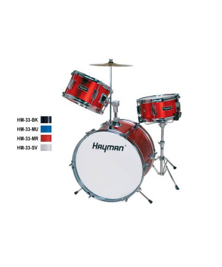 Hayman HM-33-MR Junior Metallic Red battery