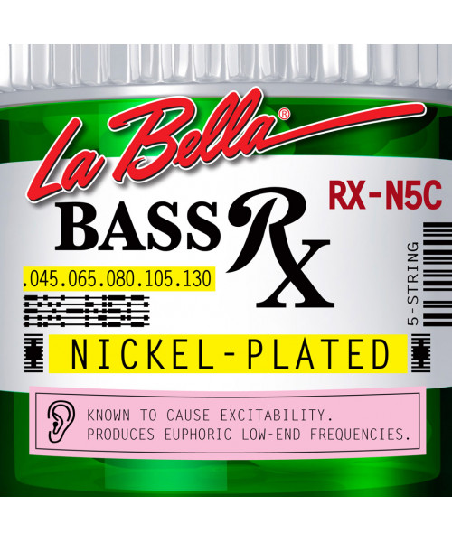 LaBella RX-N5C Muta di corde per basso 5 corde